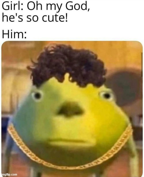 off to dip my eyes in holy water | image tagged in repost,instagram,mike wazowski | made w/ Imgflip meme maker
