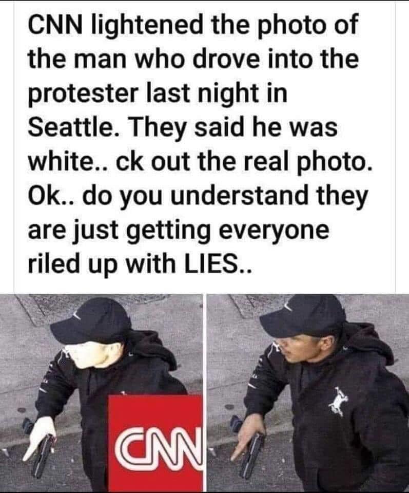 High Quality Trustworthy CNN reporting there, trust them to LIE! Blank Meme Template