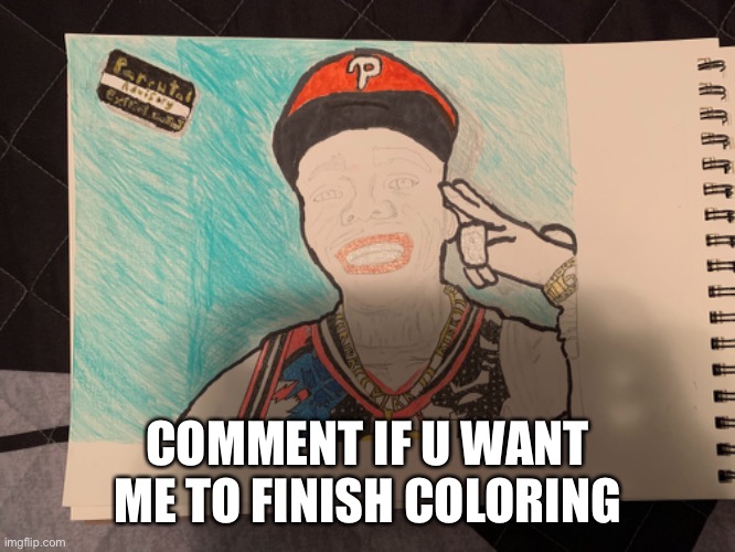 Dababy | COMMENT IF U WANT ME TO FINISH COLORING | made w/ Imgflip meme maker