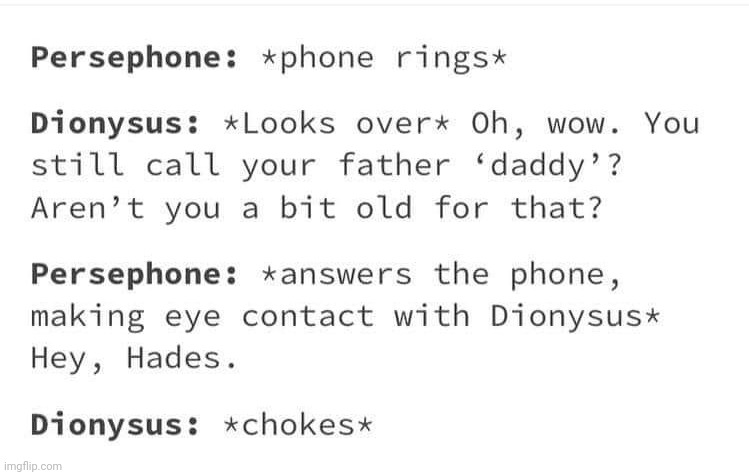 *realises that I'm submitting as anonymous so people dont know who this percy jackson fan is* oh | made w/ Imgflip meme maker