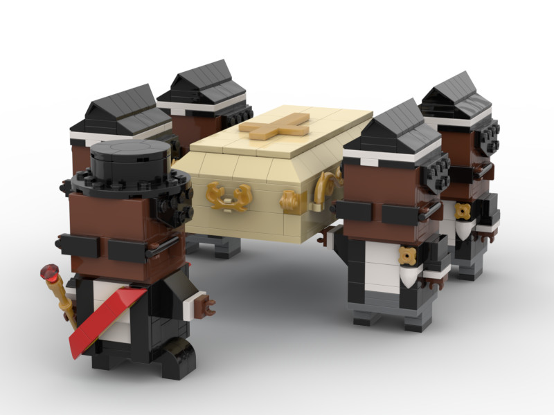 LEGO coffin dance Blank Meme Template