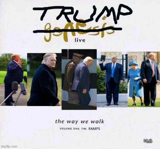 trump: The Way We Walk | NLG | image tagged in politics,political meme,political,political humor | made w/ Imgflip meme maker