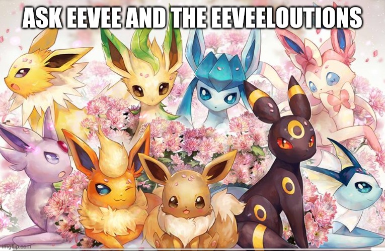 ASK EEVEE AND THE EEVEELOUTIONS | made w/ Imgflip meme maker