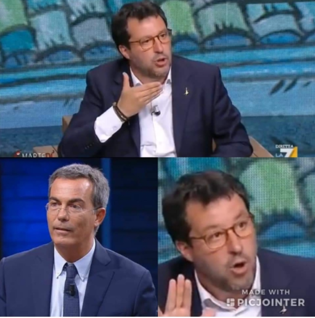 High Quality Salvini donna vs Floris Blank Meme Template