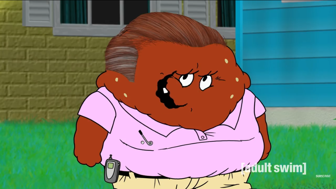 Meatwad dressed Blank Meme Template