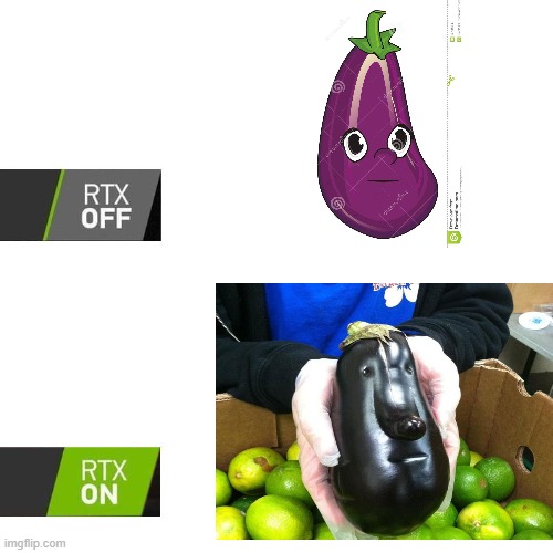 RTX eggpant noises | image tagged in rtx | made w/ Imgflip meme maker