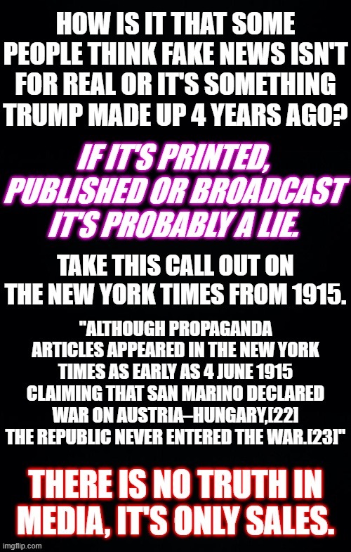 IT'S ALWAYS BEEN FAKE NEWS. | image tagged in fake news,its always been fake news | made w/ Imgflip meme maker