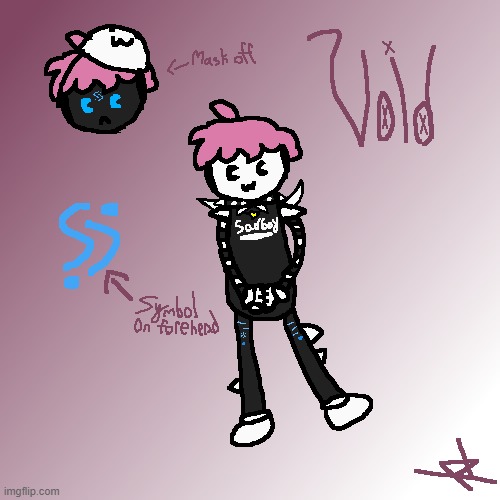 A cute/emo oc i changed lately. | image tagged in oc,drawing | made w/ Imgflip meme maker