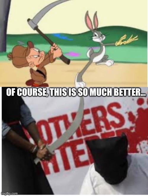 Elmer Fudd | OF COURSE, THIS IS SO MUCH BETTER... | image tagged in elmer fudd,bugs bunny,guns | made w/ Imgflip meme maker
