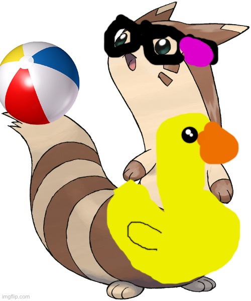 Furret's ready for summer, how bout you?(sorry the drawings so bad) | made w/ Imgflip meme maker