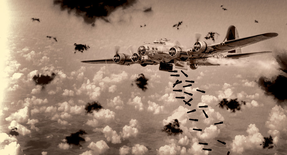 High Quality B-17 Bomber Flak Blank Meme Template