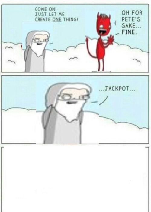 Create 1 Thing Blank Meme Template