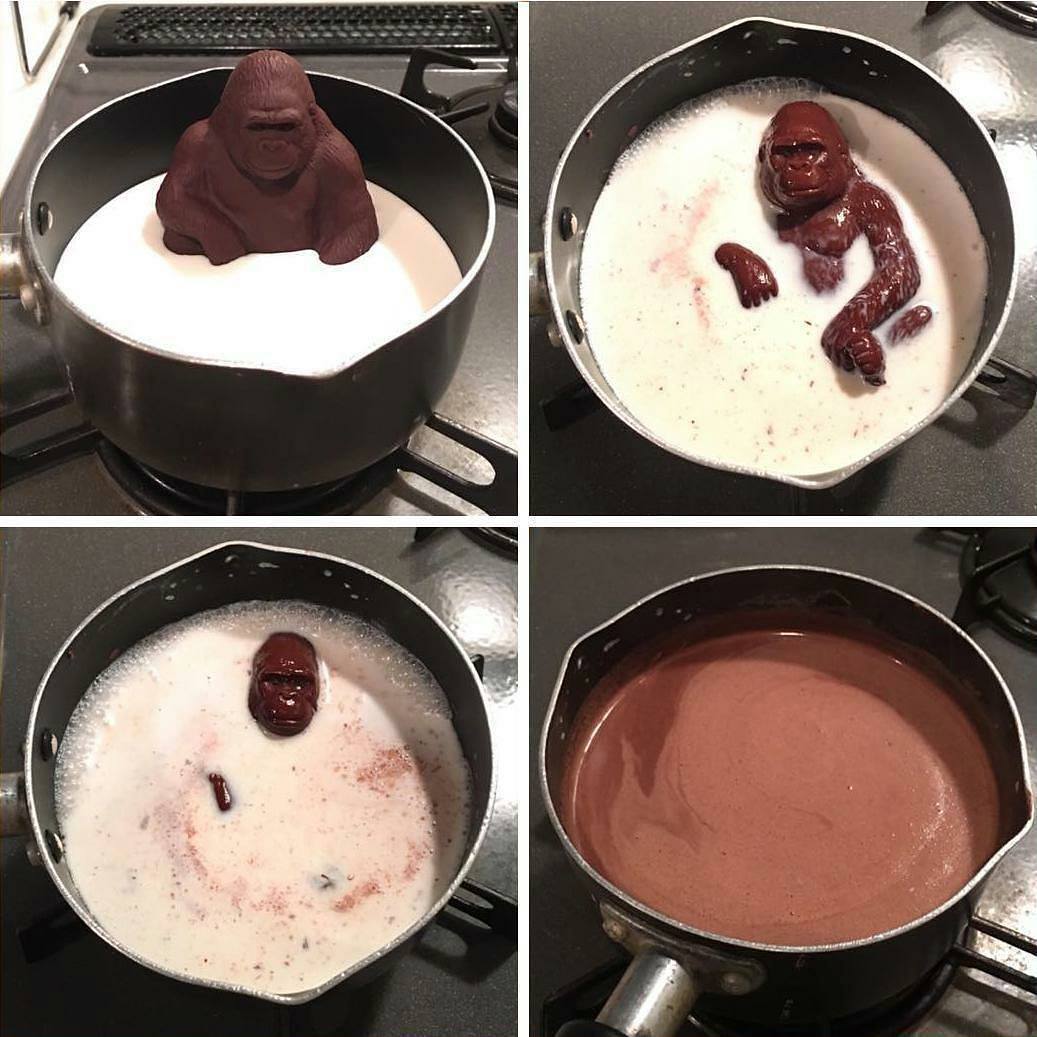 Melting Pot Gorilla Blank Meme Template