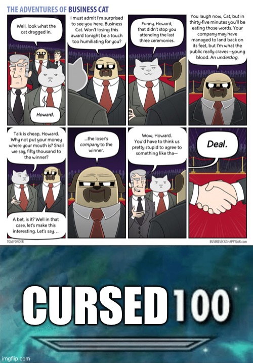 I was browsing GoComics till I found this... | CURSED | image tagged in skyrim skill meme | made w/ Imgflip meme maker