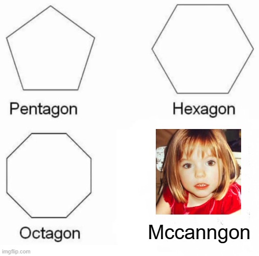 Mccanngon. | Mccanngon | image tagged in memes,pentagon hexagon octagon | made w/ Imgflip meme maker