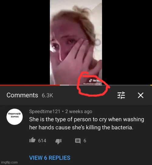 I posted this here because this guy owned a tik toker | made w/ Imgflip meme maker