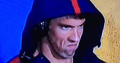 High Quality Angry Phelps Blank Meme Template