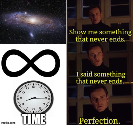 Perfection | TIME | image tagged in perfection | made w/ Imgflip meme maker