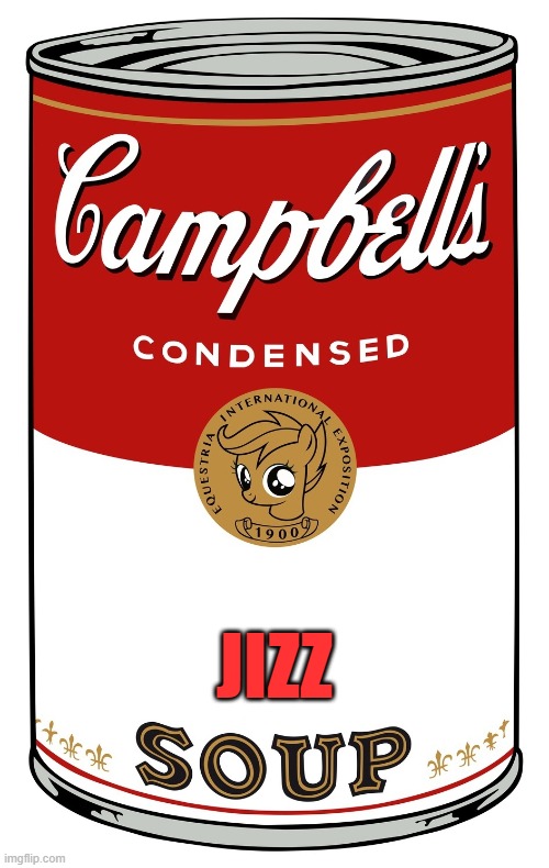 blank Campbell's soup can | JIZZ | image tagged in blank campbell's soup can | made w/ Imgflip meme maker