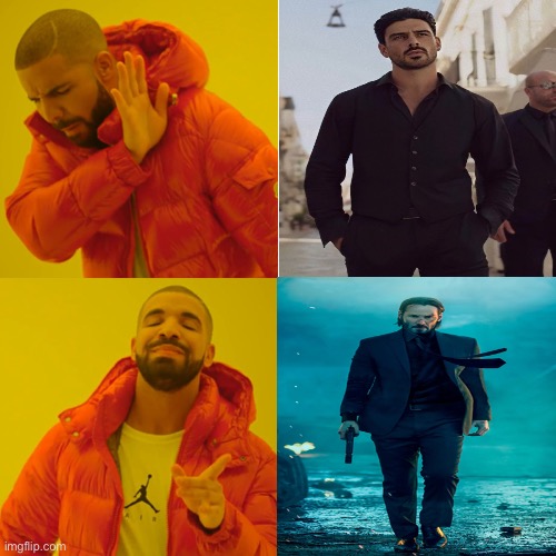 The better daddy | image tagged in john wick,who's your daddy | made w/ Imgflip meme maker