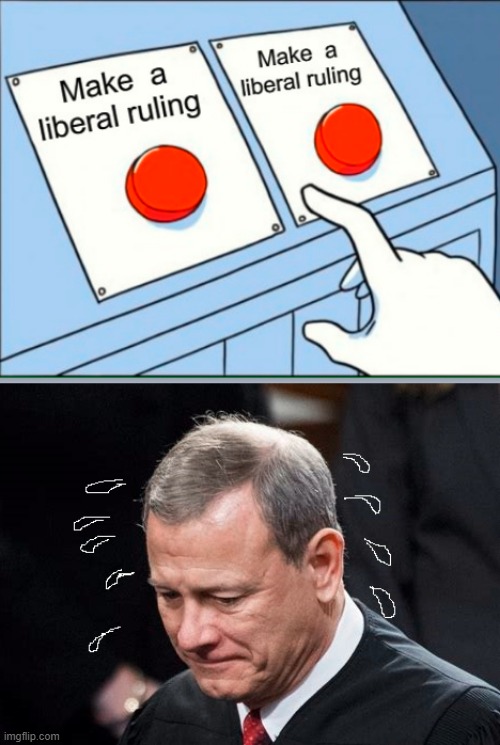 Roberts makes another vote | image tagged in roberts makes another vote | made w/ Imgflip meme maker