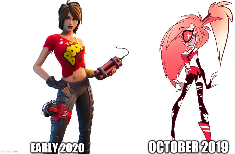 hmm very interesting Fortnite |  OCTOBER 2019; EARLY 2020 | image tagged in funny | made w/ Imgflip meme maker