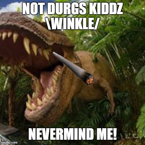 I be bouncing off | NOT DURGS KIDDZ
\WINKLE/; NEVERMIND ME! | image tagged in jumping,jump around,jump rope | made w/ Imgflip meme maker