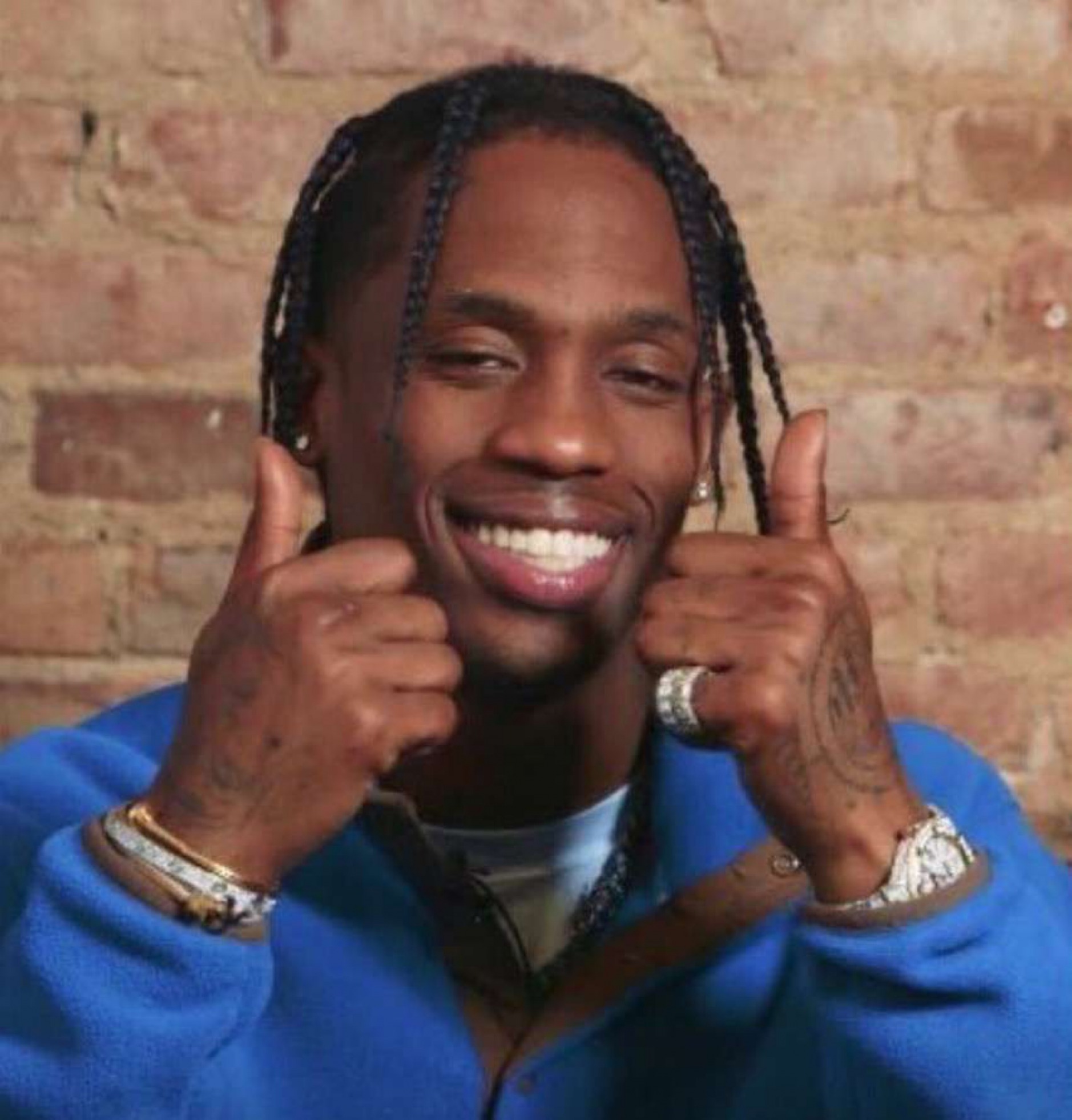 High Quality travis scott Blank Meme Template