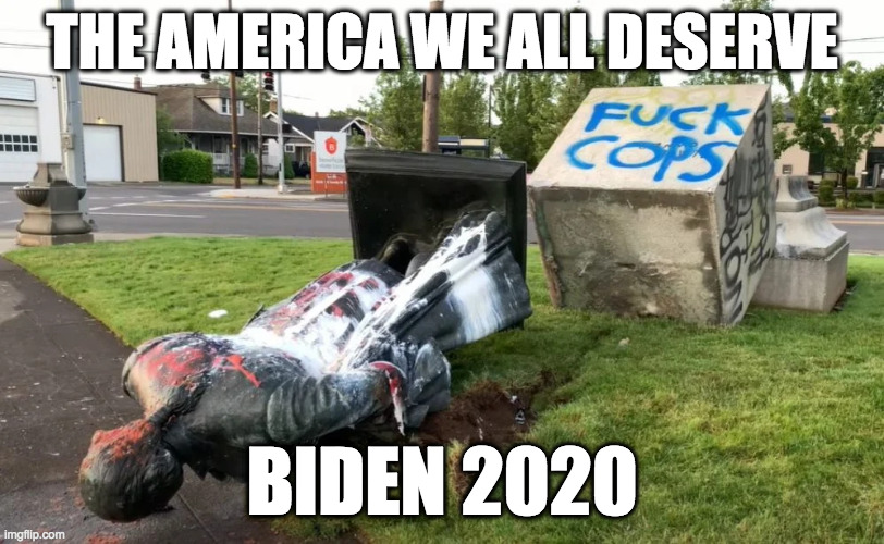 THE AMERICA WE ALL DESERVE; BIDEN 2020 | made w/ Imgflip meme maker