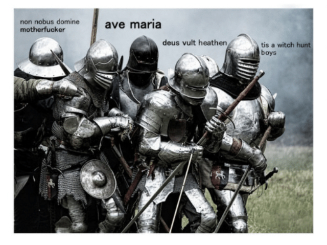 High Quality Crusader Bois Blank Meme Template