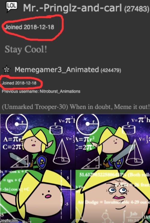 Coincidence? I think not! | image tagged in calculating link,coincidence i think not,hold up | made w/ Imgflip meme maker