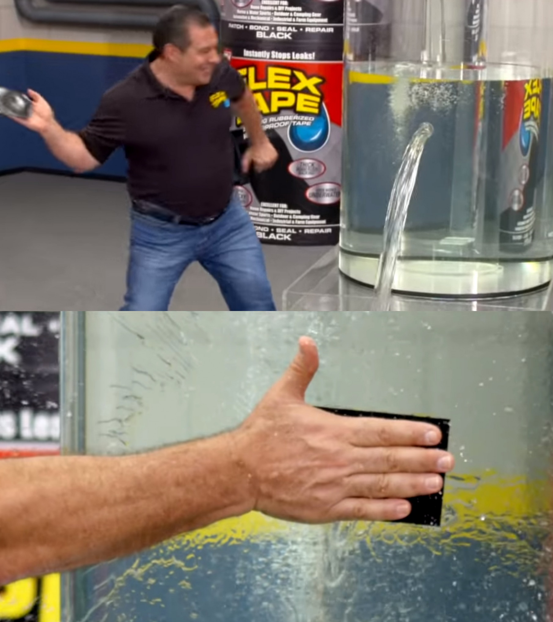 Phil Swift Slaps on Flex Tape Blank Meme Template