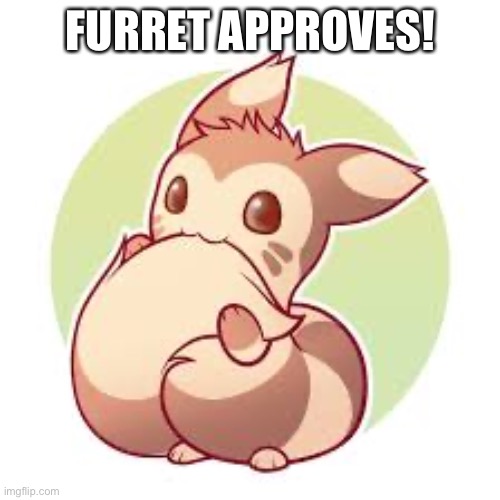 FURRET APPROVES! | made w/ Imgflip meme maker