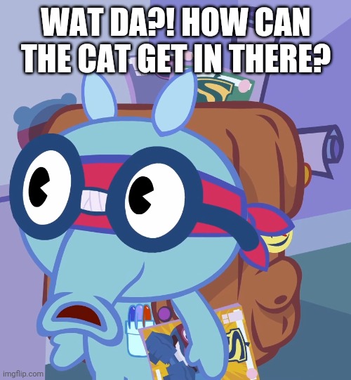 WAT DA?! HOW CAN THE CAT GET IN THERE? | made w/ Imgflip meme maker