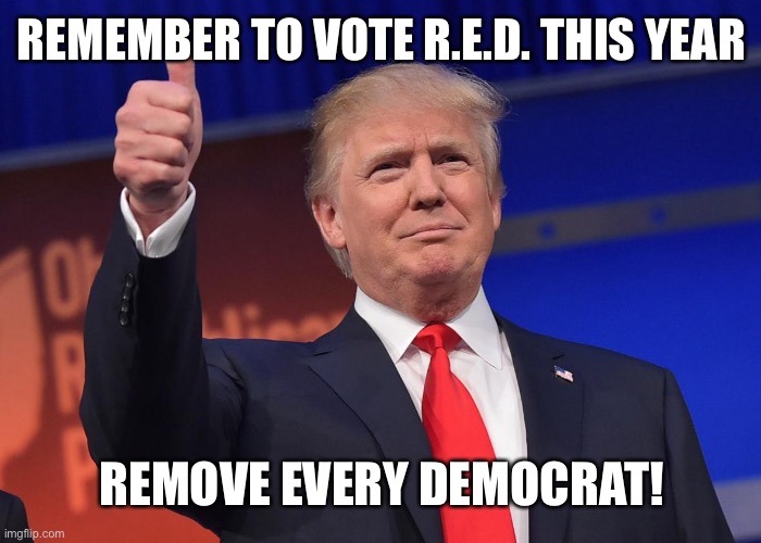Say NO to ‘Jim-Crow’ Joe | REMEMBER TO VOTE R.E.D. THIS YEAR; REMOVE EVERY DEMOCRAT! | image tagged in donald trump,trump 2020,maga,upvote | made w/ Imgflip meme maker