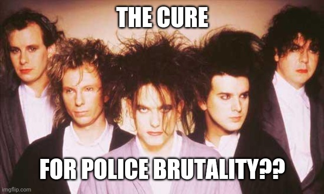 The cure | THE CURE FOR POLICE BRUTALITY?? | image tagged in the cure | made w/ Imgflip meme maker