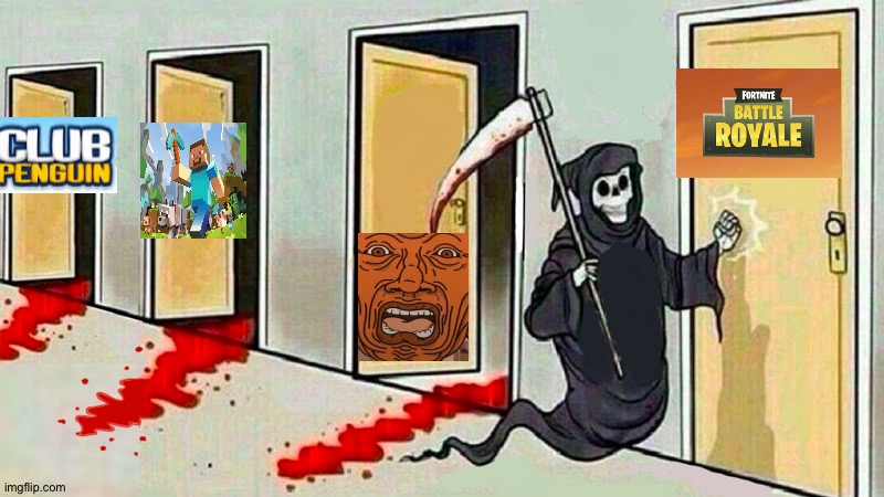 death knocking at the door | image tagged in death knocking at the door | made w/ Imgflip meme maker