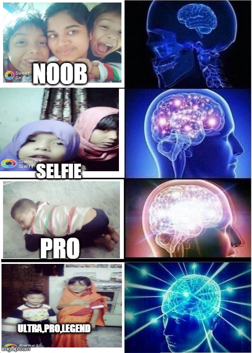 Noob Pro Legend Meme Template