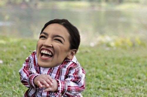 Evil Toddler AOC Blank Meme Template