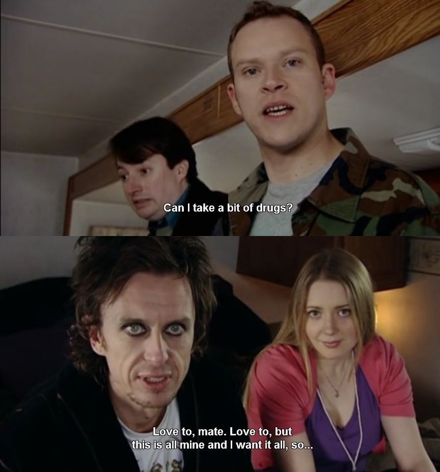 High Quality Peep Show - Can I take a bit of drugs? Blank Meme Template