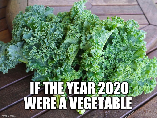 If the year 2020 were a vegetable | IF THE YEAR 2020 WERE A VEGETABLE | image tagged in 2020,2020 sucks,if 2020,kale,this year | made w/ Imgflip meme maker