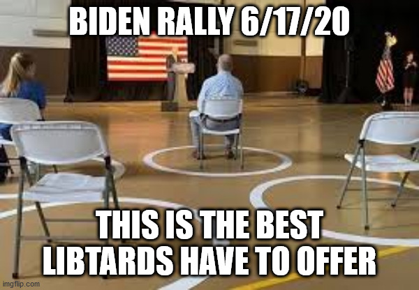 BIDEN RALLY 6/17/20 THIS IS THE BEST LIBTARDS HAVE TO OFFER | made w/ Imgflip meme maker