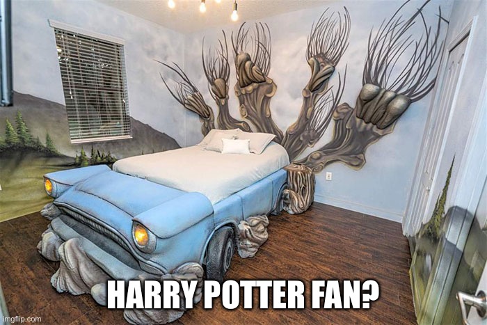 Dark Forest Bedroom | HARRY POTTER FAN? | image tagged in harry potter | made w/ Imgflip meme maker