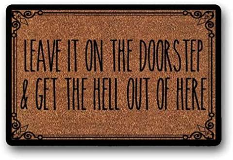 The perfect doormat for the COVID era. Blank Meme Template