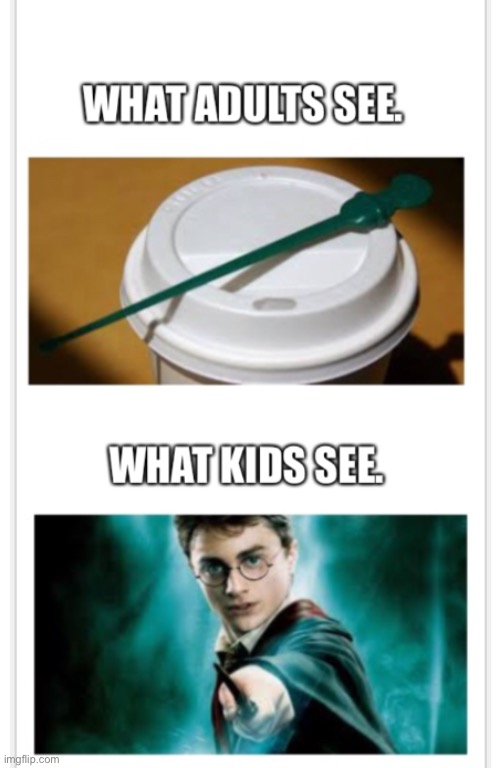 I think we can all relate. | image tagged in harry potter,coffee,starbucks,magic | made w/ Imgflip meme maker