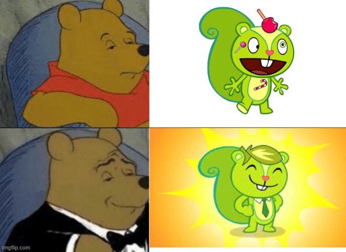 Tuxedo Winnie The Pooh | image tagged in memes,tuxedo winnie the pooh,funny,happy tree friends,candy,cartoon | made w/ Imgflip meme maker