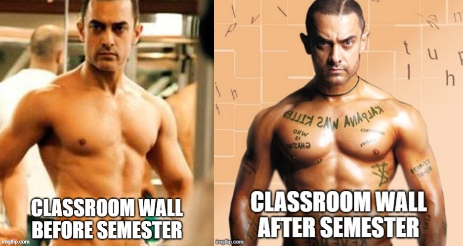 semester | image tagged in funny memes | made w/ Imgflip meme maker