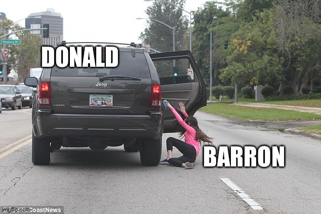 Thrown from car | DONALD BARRON | image tagged in thrown from car | made w/ Imgflip meme maker