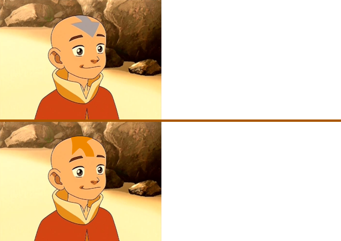 Tự tạo ảnh chế với Mẫu ảnh Reddit Aang trống! Những bức ảnh trống với các nhân vật trong Avatar sẽ là nơi để bạn thỏa sức sáng tạo và tạo ra những meme mới cực thú vị. Click để tải về ngay!