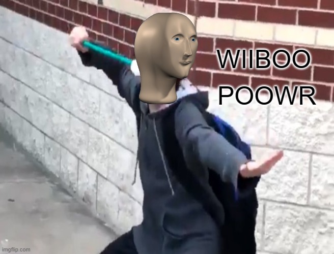 Wiiboo Poowr (template) | WIIBOO; POOWR | image tagged in memes | made w/ Imgflip meme maker